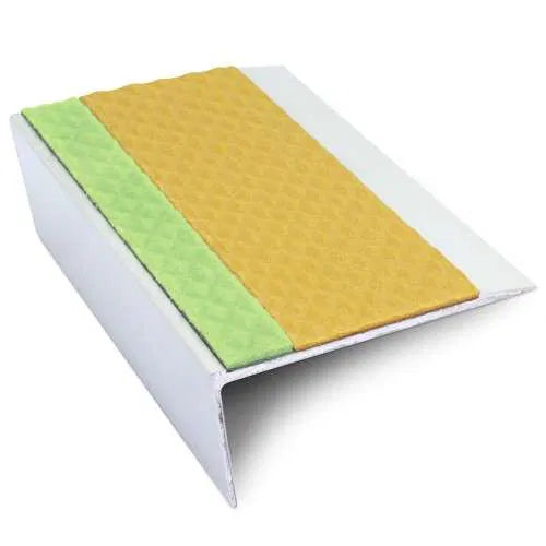 Yellow Tredsafe Aluminium Non Slip Stair Nosing - ASL16