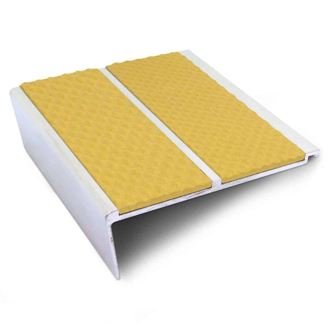 Yellow Tredsafe Aluminium Non Slip Stair Nosing - NHD12 (93 x 32mm) - StairNosingUK