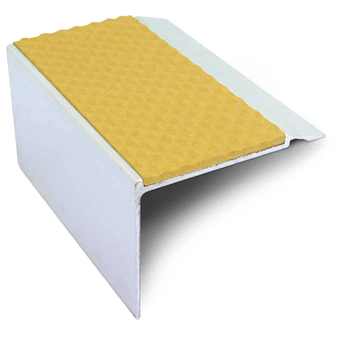 Yellow Tredsafe Aluminium Non Slip Stair Nosing - NHD22 (72 x 55mm) - StairNosingUK