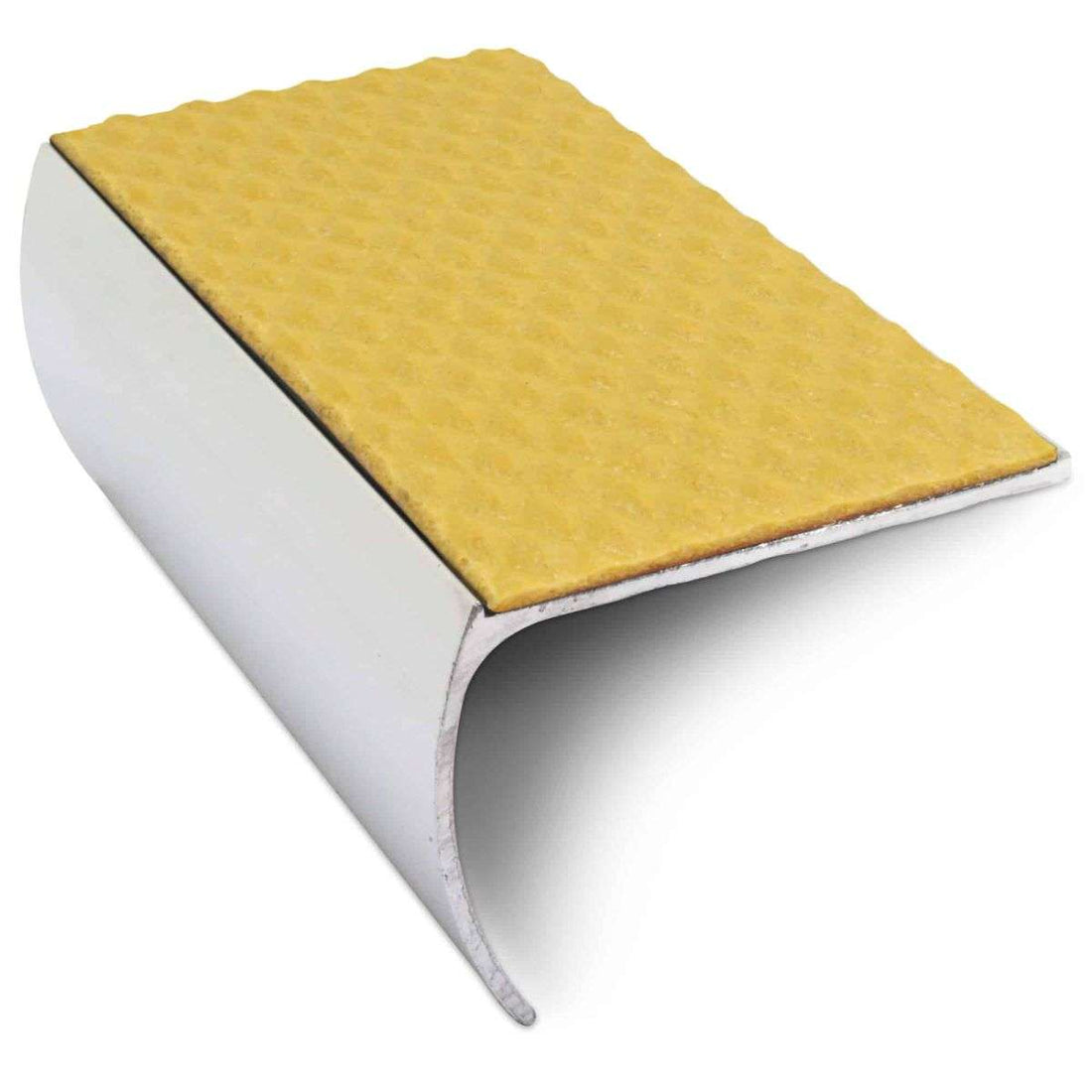 Yellow Tredsafe Aluminium Non Slip Stair Nosing - NSL03 (57 x 40mm) - StairNosingUK