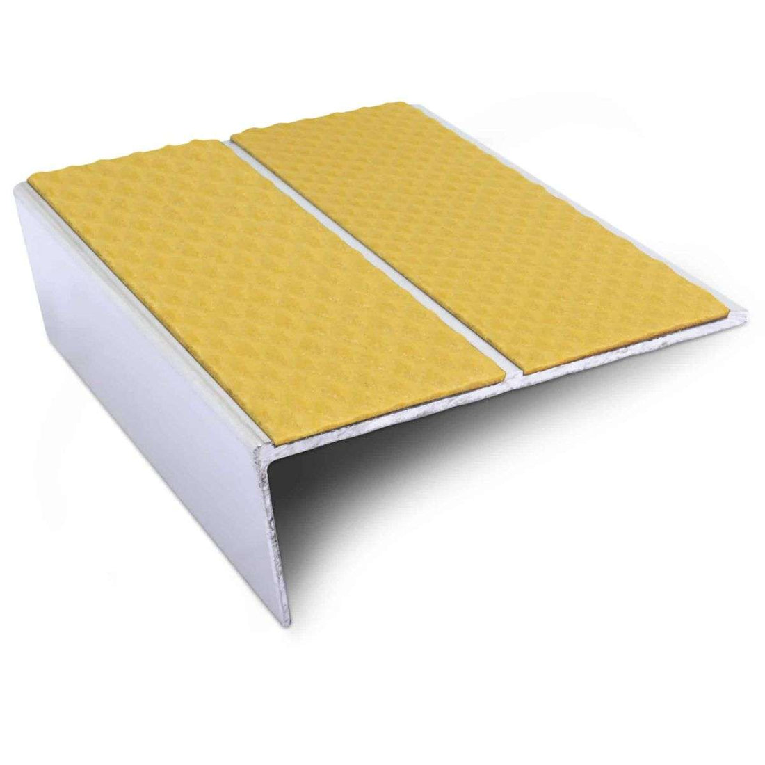 Yellow Tredsafe Aluminium Non Slip Stair Nosing - NSL10 (85 x 32mm) - StairNosingUK
