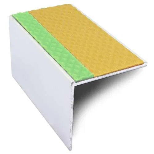 Yellow Tredsafe DDA Aluminium Non-Slip Stair Nosing - ASL19