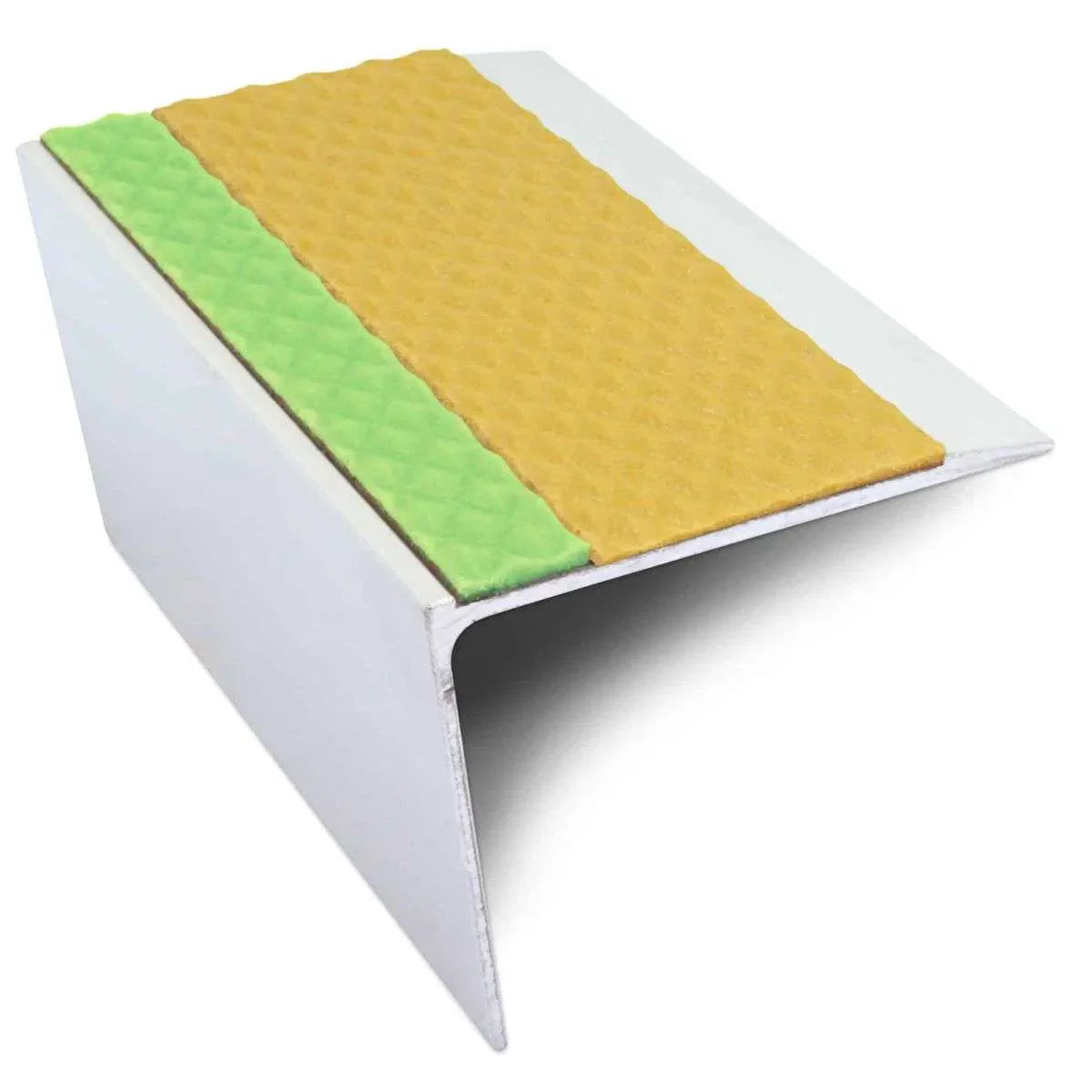Yellow Tredsafe DDA Aluminium Non Slip Stair Nosing - ASL26