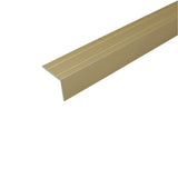 Gold A36 25 x 20mm Aluminium Self Adhesive Stair Nosing Edge Trim