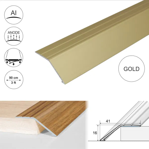  Aluminium Self Adhesive Door Threshold Ramp Profile