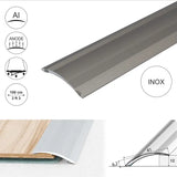 Inox A48 41mm Aluminium Self Adhesive Door Threshold Ramp