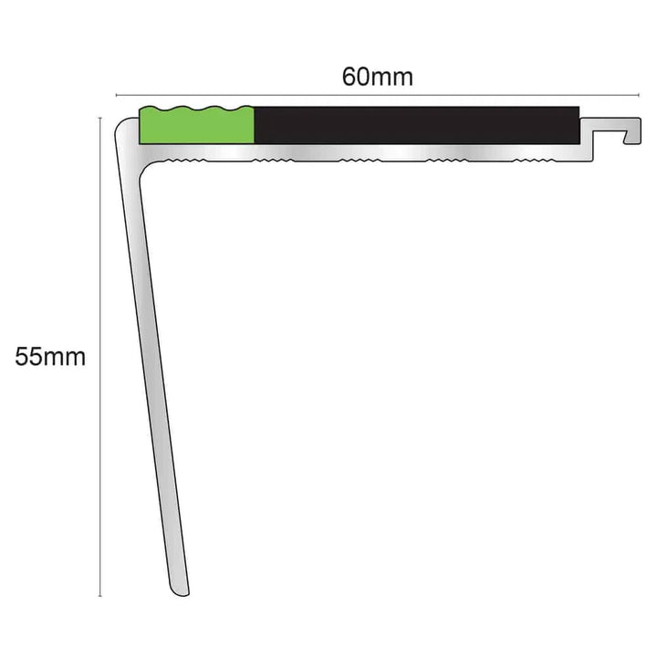 DDA Compliant Stair Nosing ( 60 x 55mm )