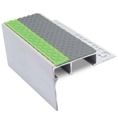 ATC Dolphin Grey Tredsafe Heavy Duty 10mm Tredsafe Non Slip Slimline Stair Nosing