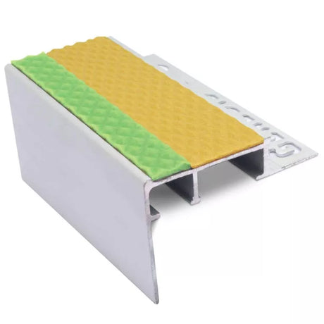 ATC Scaled Yellow Heavy Duty 10mm Tredsafe Non Slip Slimline Stair Nosing