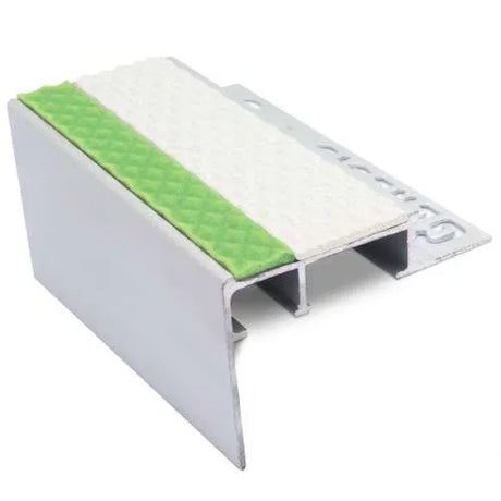 ATC White Tredsafe Heavy Duty 10mm Tredsafe Non Slip Slimline Stair Nosing