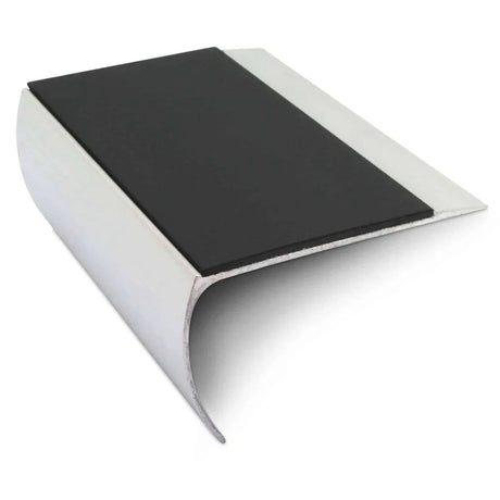 Black NSL25 69 Non Slip Stair Nosing Edge Trim With Pvc Insert