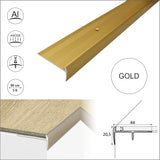 Gold C27 Aluminium LVT Stair nosing Edge for Flooring 