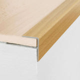  Aluminium Wood Effect Stair Nosing Edge Trim