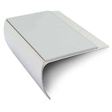 Dolphin Grey NSL25 69 Non Slip Stair Nosing Edge Trim With Pvc Insert