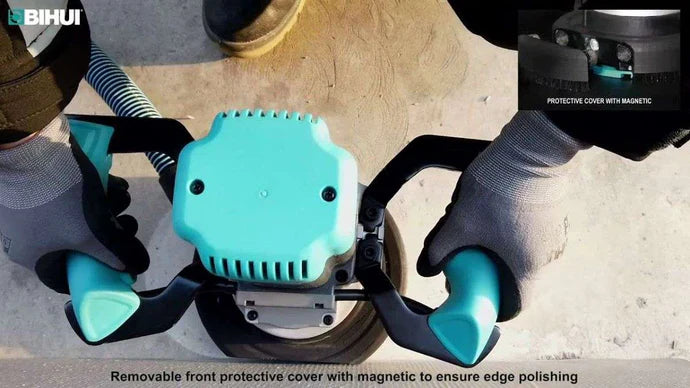 Bihui 1900W Concrete Grinder with Dual row Diamond Disc 180 mm