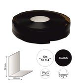 black Flexi Flexible PVC Skirting Board