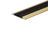 Gold and Black Rubber A10 50mm Aluminium Flat Non Slip Door Threshold Strip