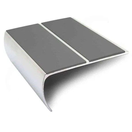 Midnight Grey NSL29 Aluminium Non Slip Stair Nosing Edge Trim With PVC Insert