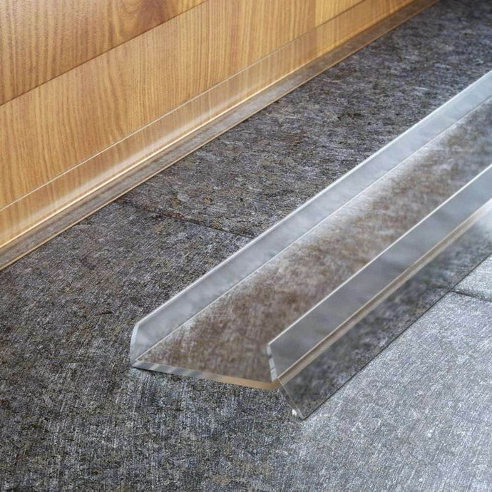 PVC Plinth Sealing Strip for MDF Kitchen Kickboard Panels