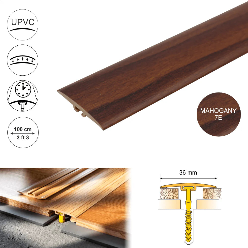 36mm Pvc Wood Effect Door Threshold 