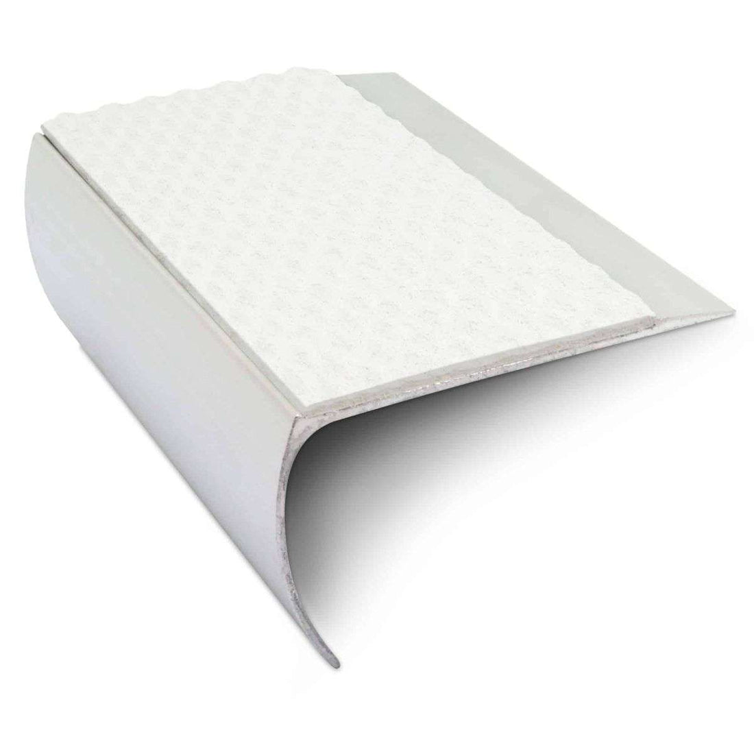 NSL25 Tredsafe 69 x 40mm Aluminium Non Slip Stair Nosing Edge Trim With PVC Insert