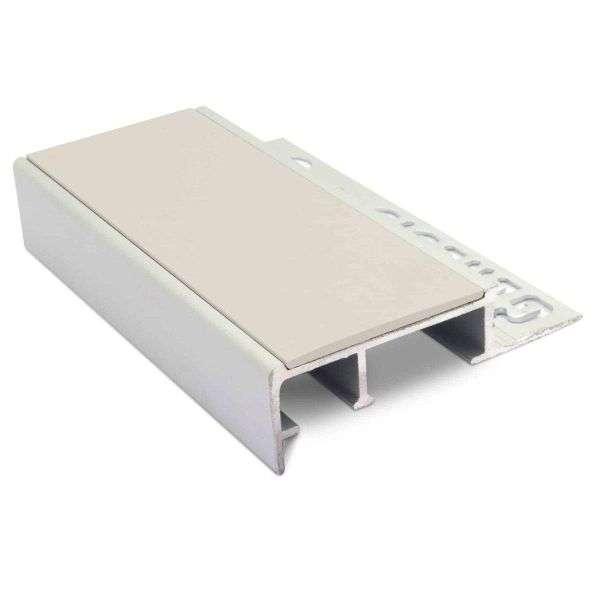 NTS – 2.8m Slimline Ceramic Tile-In Non Slip Stair Nosing