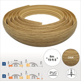 Oak Flex Line Flexible Flooring Transition Profile