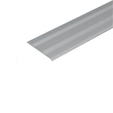 A08 35mm Anodised Aluminium Flat Door Threshold Strip Profile in silver color