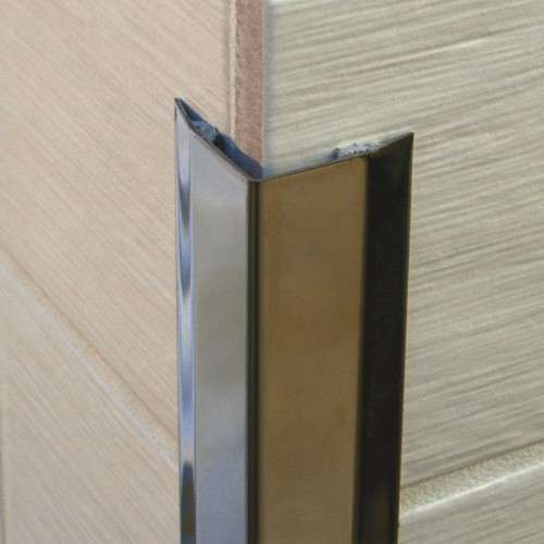 Stainless Steel Tile Trim Angle Wall Protector Cladding Corner Trim 15x15mm