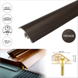 Wenge C40 Pvc Wood Effect  Door Threshold Ramp Profile