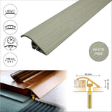 White Pine C40 Pvc Wood Effect  Door Threshold Ramp Profile